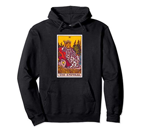 Empress Tarot Card Psychic Occult Metaphysical Sudadera con Capucha