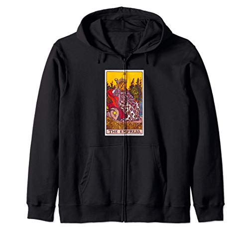 Empress Tarot Card Psychic Occult Metaphysical Sudadera con Capucha