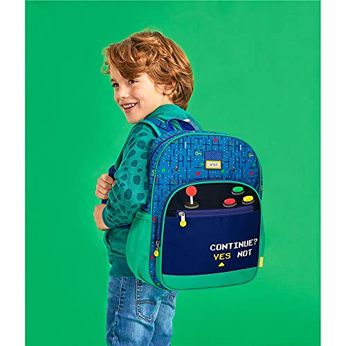 Enso Gamer Mochila Escolar Adaptable a Carro Azul 30x38x12 cms Poliéster 13,68L