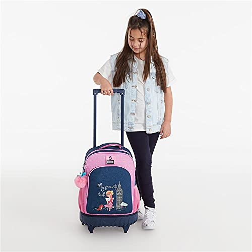 Enso My Favorite Book Mochila 2 Ruedas Multicolor 33x44x21 cms Poliéster 30,49 L