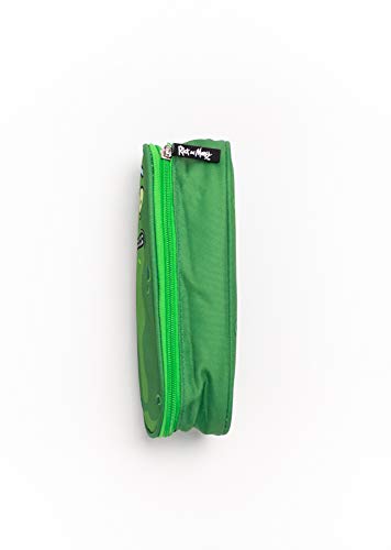 Estuche escolar - Estuche Rick & Morty verde │Estuche mediano perfecto para la vuelta al cole - Producto con licencia oficial