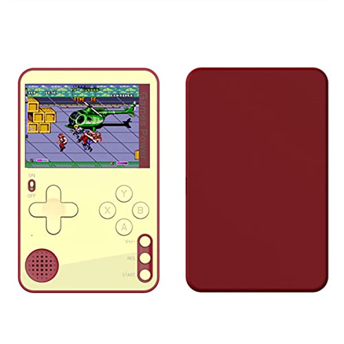 EXEDSCEND Consola De Juegos Portátil Retro, Consola De Juegos Portátil Ultradelgada Reproductor De Juegos Retro con Pantalla A Color De 2.4 Pulgadas 500 Juegos Clásicos Incorporados,B