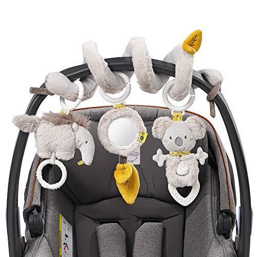 Fehn Activity - Espiral de tela para agarrar y sentirse para cama, cochecito, parque infantil ajustable, para bebés y niños pequeños a partir de 0 meses