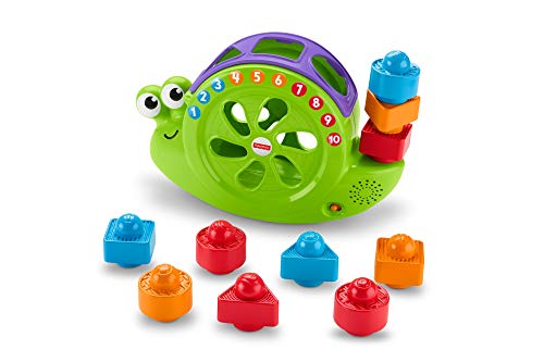 Fisher-Price Caracol formas y canciones, juguete para bebé +6 meses (Mattel FRB96) , color/modelo surtido