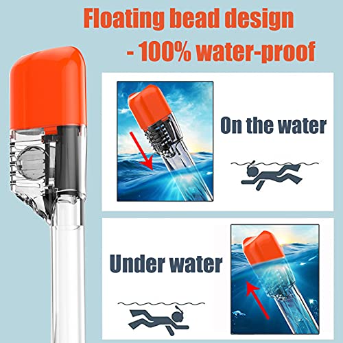 FKZX Máscara de Buceo de Snorkel con Montaje de cámara de acción, diseño de Anti-Fugas Anti-Niebla con Facilidad, máscara de Snorkel de Cara Completa Black-S/M
