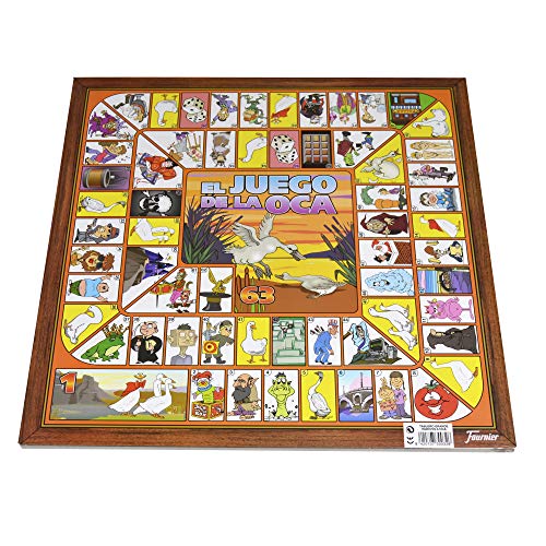 Fournier Parchis y Oca 33x33 cm Tablero, Multicolor, única (521111) + Accesorios PARCHIS (4 Jugadores) (F06513)