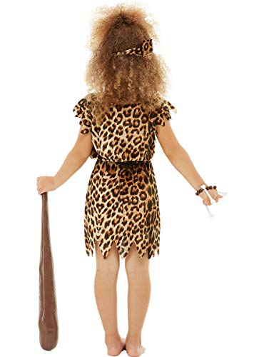 Funidelia | Disfraz de cavernícola para niño y niña Talla 7-9 años ▶ Troglodita, Edad de Piedra, Cavernícolas, Prehistórico - Color: Marrón - Divertidos Disfraces y complementos
