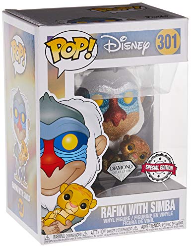 Funko Pop Disney 301 The Lion King 38755 Rafiki with Simba Diamond EMP Exclusive
