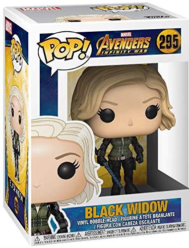 Funko Pop! Marvel: Avengers Infinity War - Black Widow Vinyl Figure (Bundled with Pop Box Protector Case)