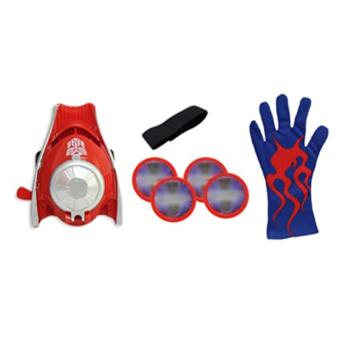 Funmix Web Launcher Glove,7 Piezas Divertidas para niños Guantes de plástico para Cosplay Lanzador Guantes Juguetes Lanzador de Guantes Juguetes muñeca Guantes Web Tirador Juguete