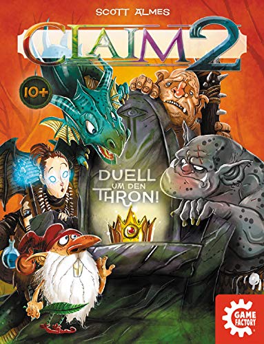 Game Factory 646223 Claim 2 - Juego de Cartas para Dos Jugadores (en alemán)