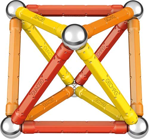 Geomag Edición Especial 783 - Geometría Magnética Leonardo - Construcciones Magnéticas - Máquinas de Leonardo Da Vinci para Niños - Caja de 67 Piezas