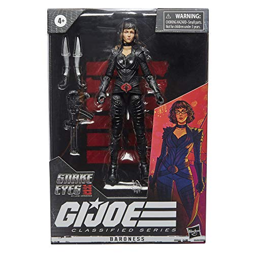 G.I. Joe Classified Series Snake Eyes Origins Baroness Figur zum Sammeln, 15 cm großes Premium Spielzeug, spezielle Verpackung, color multi colour (Hasbro F01105X0)