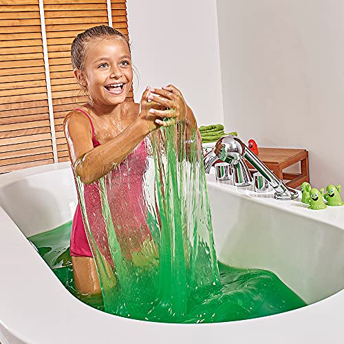 Glibbi - Slime, Polvo que Transforma el Agua del Baño en Slime Viscoso Verde, para Niños a partir de 3 Años - 300 g