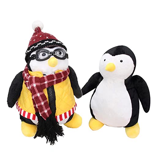 Godmoy 18"Pingüino Peluche Juguete Lindo TV Friends Peluche Muñeca Amigo de Joey HUGSY Pingüino Rachel Peluche Sello Pingüino Juguetes