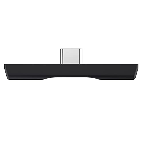 Greatangle-UK Transmisor de Audio 5.0 Adaptador inalámbrico Transmisión Sincronización de Audio para Nintend para Switch para Switch Lite PC para PS4 Negro 48 * 14 * 5mm