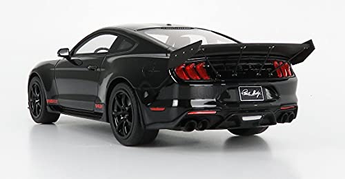 GT Spirit para Acme US047 Ford Mustang Shelby GT500 Concept Drag Snake Negro con rayas negras mate con gráficos 1/18 modelo coche