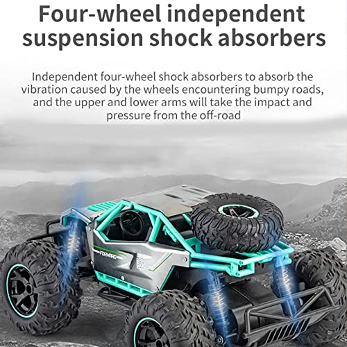 Harvest Store US Coche De Control Remoto con Cámara 1080P 1/14 RC Off Road Truck HD FPV Cámara Sensor De Gravedad Aplicación De Teléfono Móvil Coche De Escalada Regalo para Niños Adultos,Naranja