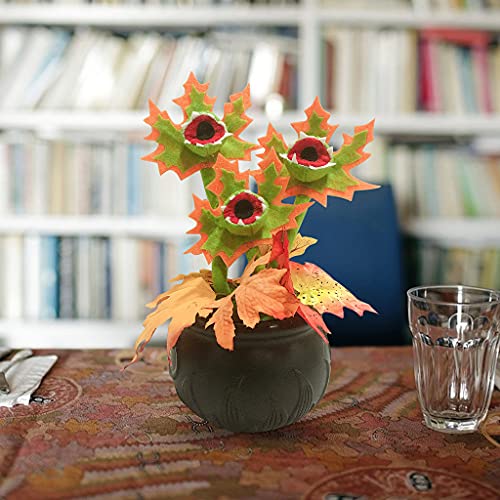HDBD Juguete de Felpa en Maceta Chomper no Tejido de 12 Pulgadas, decoración de Fiesta de cumpleaños, muñeca de Planta de Flor Realista Suave, Juguete de simulación