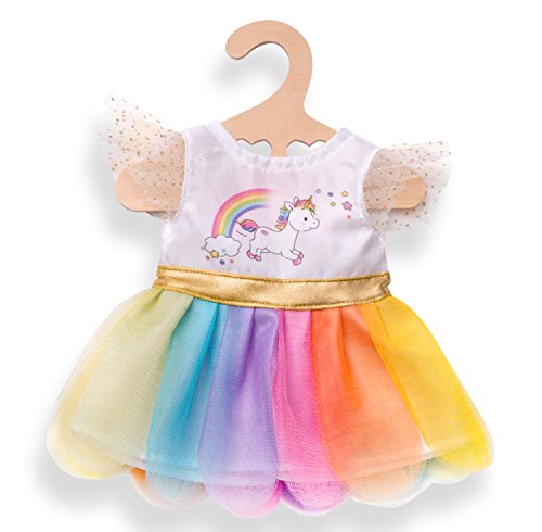 Heless- Vestido de muñeca de Unicornio Henri, Talla 28-35 cm, Color Rosa, 28-35 (1850)