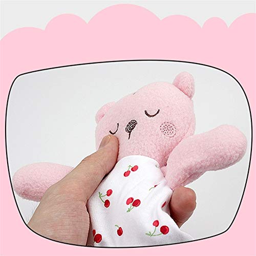 Homeilteds Bebé Apaciguar Toalla Oso Juguete Reconfortante Bebé Suave Felpa Calmar Apaciguar Muñeca Toalla Dormir Juguetes Juguetes For Bebés Durante 0-12 Meses Fluffy (Color : Black Panda)