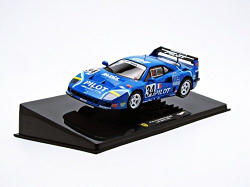 Hotwheels Elite X5508- Ferrari F40 Competizione Le Mans'95, escala 1/43 Color azul