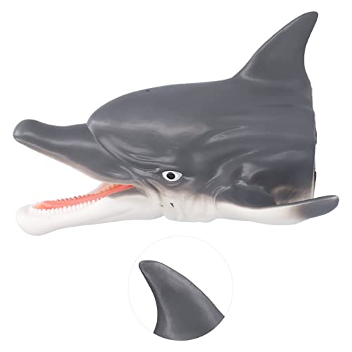 Hozee Marioneta de Mano de Delfín, Juguete Interactivo Seguro de Marioneta de Mano de Delfín Toque Suave Aprendizaje de Entretenimiento para Playa para Piscina para Bañarse