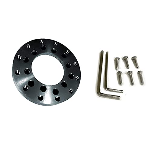 HUAYUWA - Juego de placas adaptadoras para volante Logitech G25/G27 (70 mm)