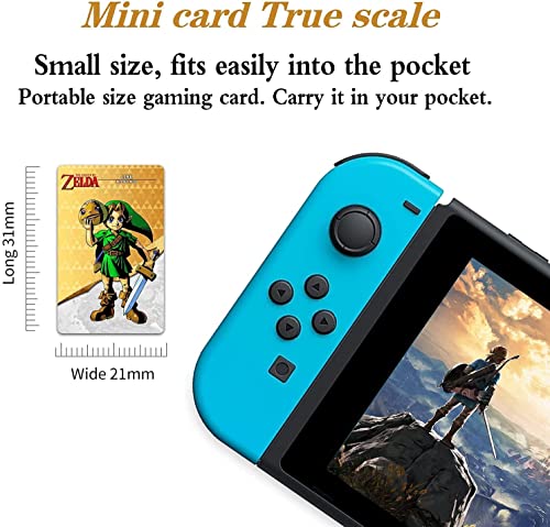 HYZH Pack de 25 tarjetas NFC para The Legend of Zelda Breath of The Wild and Zelda: Skyward Sword, Zelda Cards compatible con Switch/Lite Wii U - con caja de tarjetas