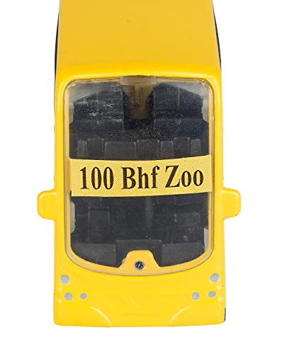 Idena 40107 - Maqueta de autobús Berlín (2 Pisos, con Motor retráctil, Aprox. 18,5 x 13,5 x 4,5 cm), Color Amarillo