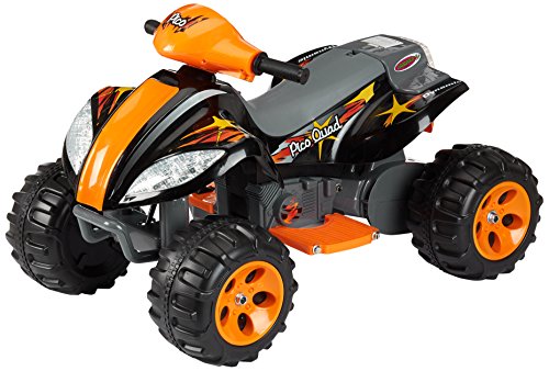 Jamara Quad Pico Alimentado con batería - Juguetes de Montar (Alimentado con batería, Quad, 2 año(s), 4 Rueda(s), Negro, Naranja, 4 año(s))