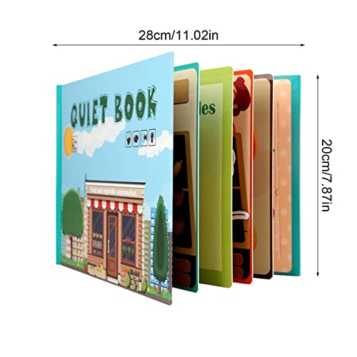 Juego de pegatinas para niños - Libro silencioso de viaje para niños Pegatinas para niños pequeños de cognición de números de color, juguetes para niñas de 2 3 4 5 años (vehículos / animales / número