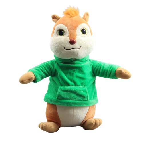 Juguete de Peluche Juguetes de película de 32 CM, muñecos de Peluche de Alvin y Las Ardillas, Lindos Juguetes de Peluche de Ardilla Chiomunks, Regalo para bebés y niños