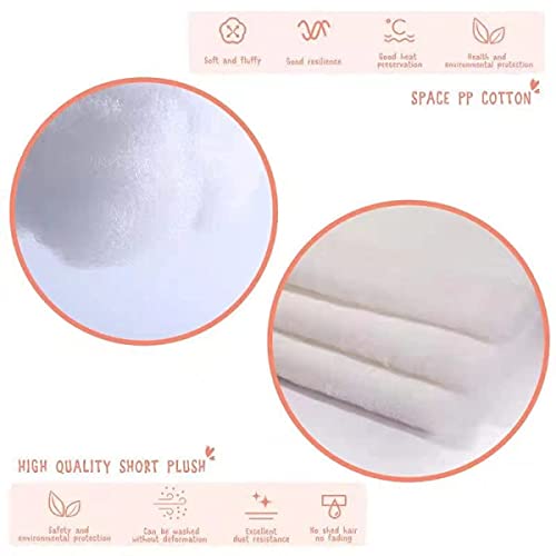 Juguete de peluche suave de juguete de juguete de pato blanco for niños Bricolaje Juguete relleno de peluche abrazado con sombrero rosado lindo y elegantes regalos for la Navidad. (12 pulgadas / 30 cm