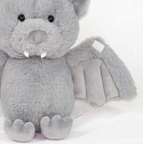 Juguetes suaves lindos de peluche murciélago de juguete de duende oscuro bebé suave personalidad de peluche juguete de todo el día del santo regalo para los niños juguetes de felpa gris