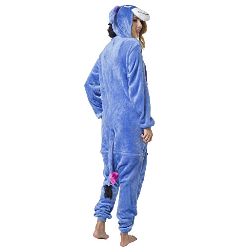 Katara-(10+ Modelos) Disney Winnie Puuh Kigurumi Pijamas Disfraz Animal Halloween Adultos, color burro, Talla 145-155cm (1744) , color/modelo surtido