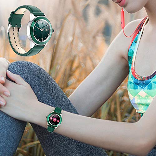 KESOTO Reloj Inteligente S09 para teléfonos Android y teléfonos iOS IP67 Reloj Inteligente rastreador de Fitness Relojes Inteligentes Contador de Pasos App - Verde