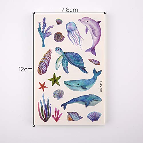 KINBOMás De 250 Tatuajes Temporales para Niños Adhesivos Impermeables para Automóviles y Camiones Vehículos Animales Marinos Adhesivos para Tatuajes Suministros para Fiestas para Niños / Niñas