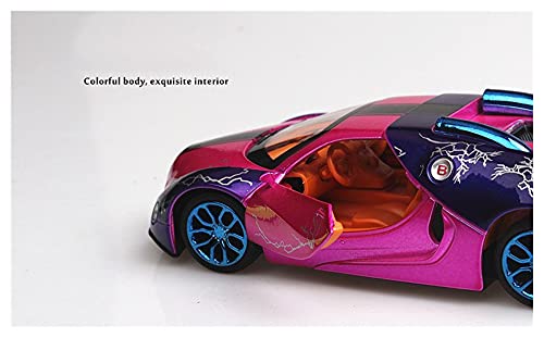 Kit Juguetes Coches Metal Resistente para 1: 32 Simulación De Aleación De Fundición A Presión De Sonido Y Luz Bugatti GT Modelo Carreras Regalo Navidad Niños Maravilloso Regalo (Color : Verde)