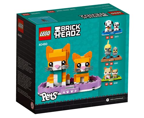 LEGO BrickHeadz 40480 - Juego de gatos de jengibre