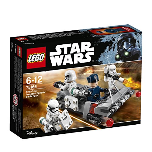 LEGO Star Wars - Pack de Batalla: Deslizador de transporte de la Primera Orden (75166)