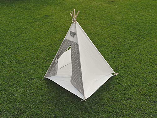 Little Adventures B0892k5n34 - Tienda Tipi Infantil Para Niños, 100% Algodón. Producto De Interior Y Exterior, Unisex, color White, 2000 g