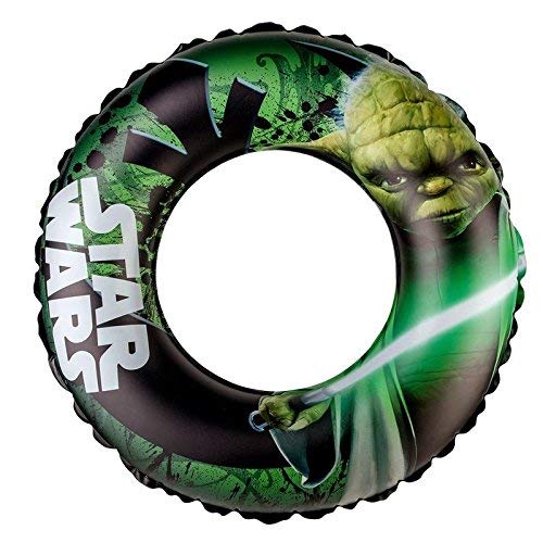 Lively Moments Star Wars Bola de Agua / Pelota del Partido, Flotador/Anillo Flotante y Manguitos con Yoda, BB8 y Otros