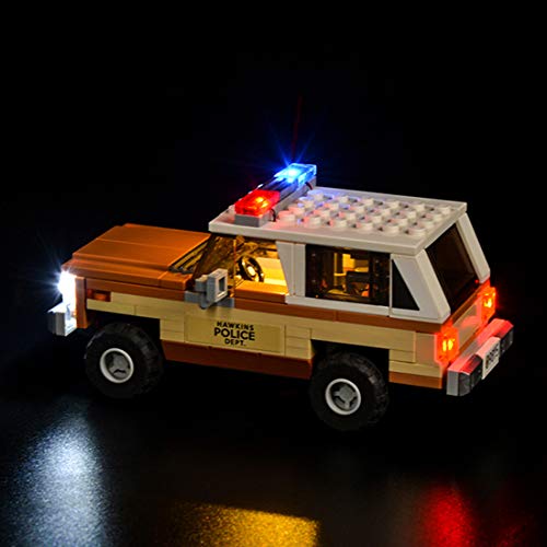 Lommer Kit de luz LED para Lego Stranger Things The Upside Down Toy Set, Kit de iluminación para Lego 75810 (no incluye modelo Lego)
