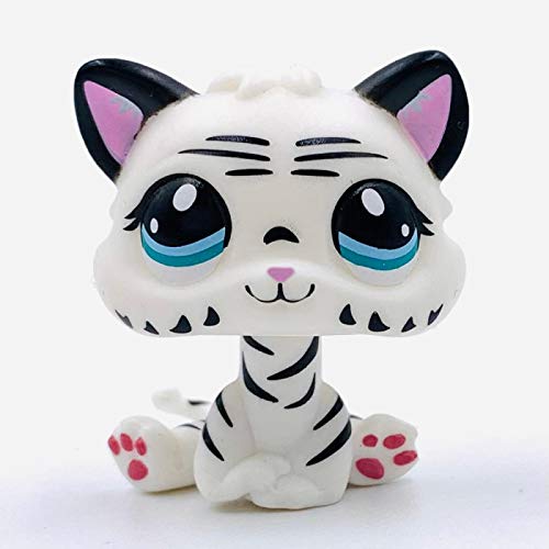 LPS CAT Dog 3cm Mini cachorro personalizado para tienda de mascotas juguete Cocker Spaniel #748 perro amarillo claro 1 pulgada cachorro mini mascotas juguetes Lps perro