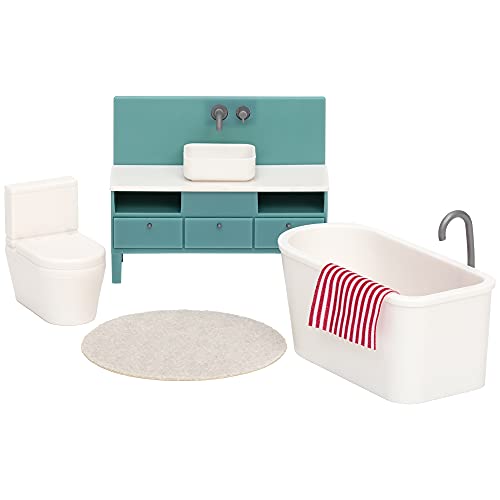 Lundby- Juego de baño básico para el Almuerzo (Micki Leksaker 60-3068-00)