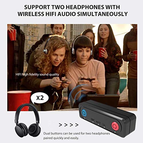 MagiDeal Transmisor Adaptador Bluetooth De 2 Piezas para Switch / Switch Lite / PS4