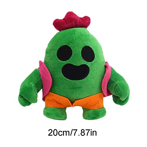 MENGLING 20 cm Feo Cactus Muñeca de Peluche for niños Planta de Dibujos Animados Peluche Juguete Suave Anime Juego Spike Modelo Creativo niños cumpleaños Regalo Nuevo