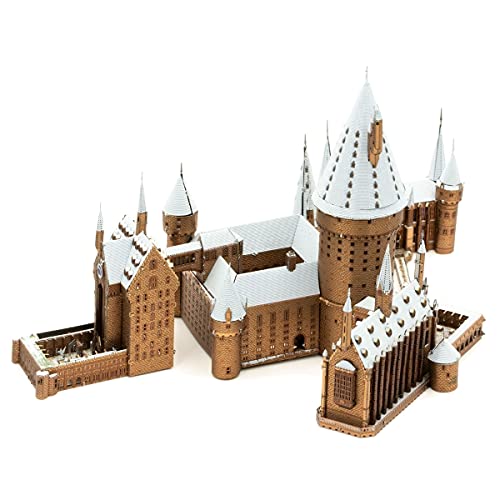 Metal Earth Premium Series Maqueta Harry Potter Castillo De Hogwarts con Nieve en Metal 3D Harry Potter