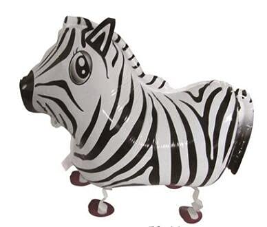 Miya-mask Colecciones de globos para caminar de animales (MIYA-Zebra)